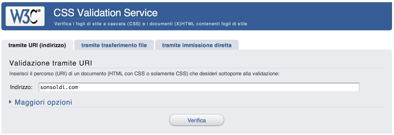 Come e perché validare il CSS