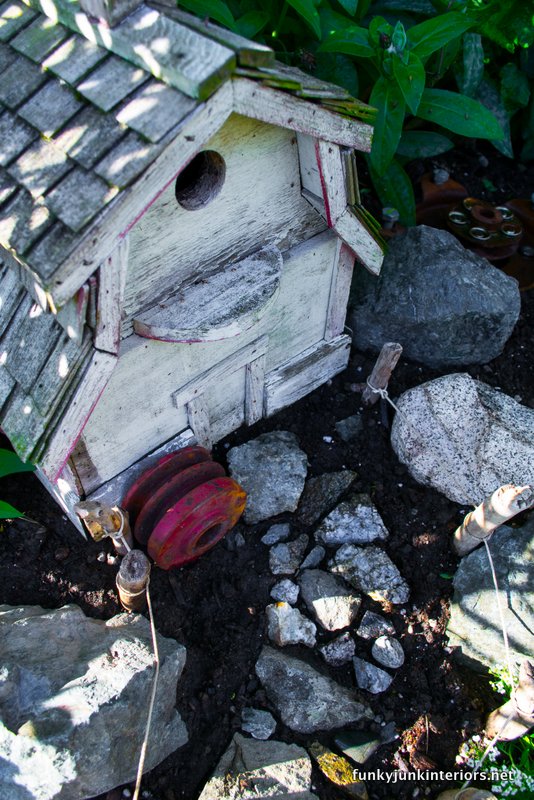 barn birdhouse in fairy garden barn birdhouse in fairy garden
