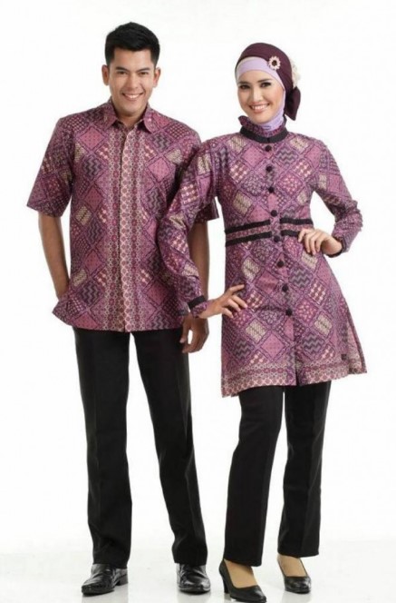 10 Model Baju Batik Couple Pasangan Modis Elegan 2020