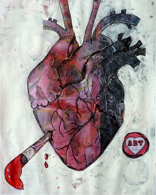Whoopidooings: Carmen Wing - Stay at Home CJ. Mixed Media "Art in my Heart"