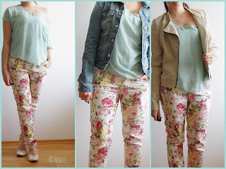 Outfit floral pants