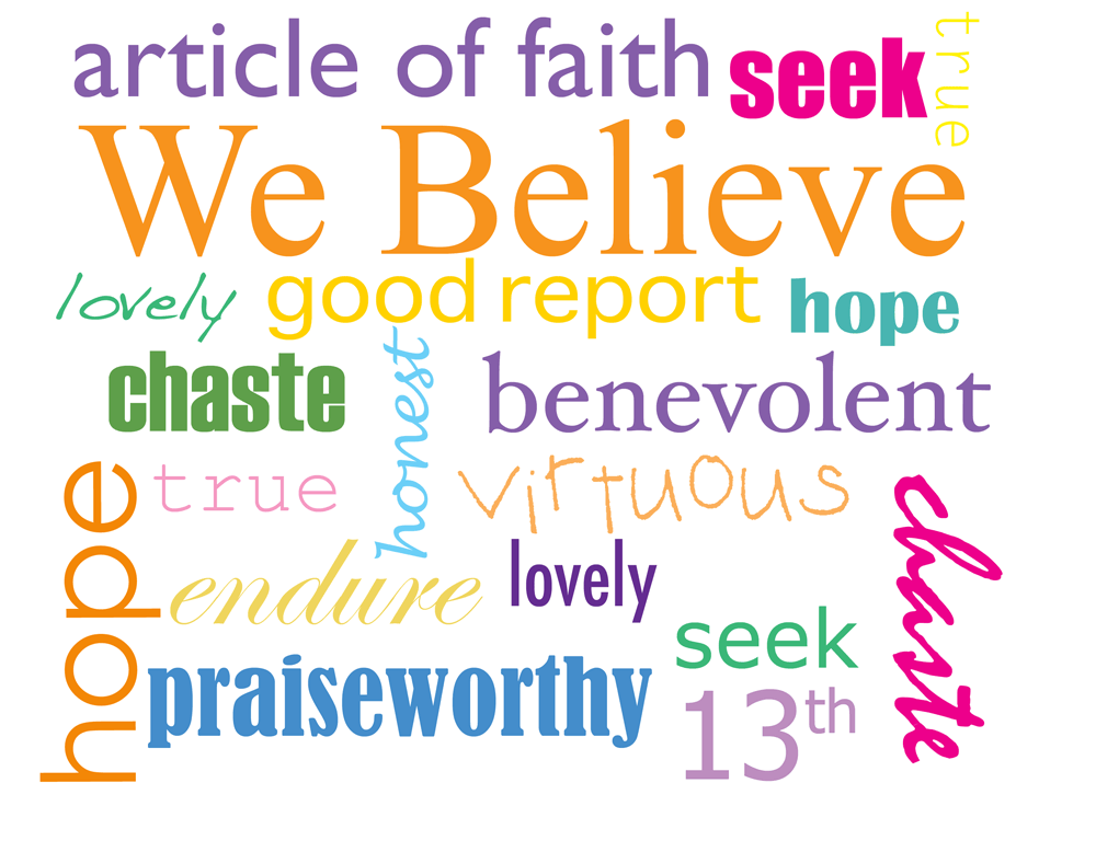 clipart articles of faith - photo #36