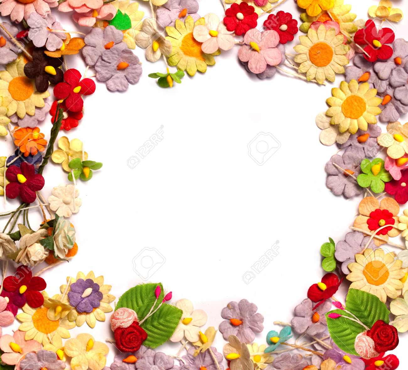 paper flower framed design easy arts and crafts ideas