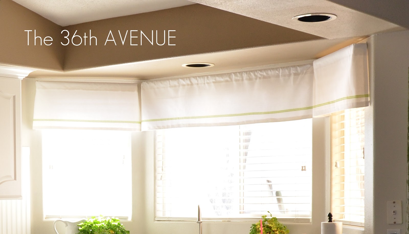 Washi Tape Window Treatment. The 36th AVENUE