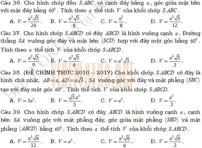 Sách tài liệu hay về Trắc nghiệm khối đa diện có lời giải của Huỳnh Đức Khánh trac nghiem khoi da dien co dap an chi tiet huynh duc khanh
