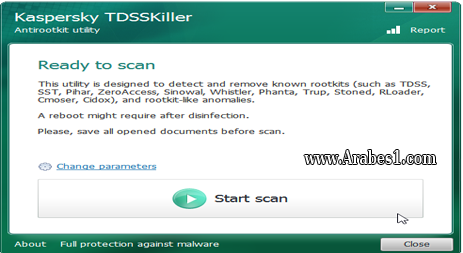 مكافح فيروسات مجاني Kaspersky TDSSCleaner