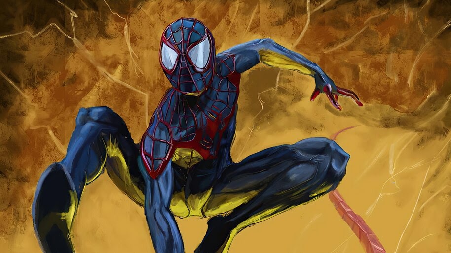 Miles Morales, Spider-Man, Comics, Art, 4K, #6.2145