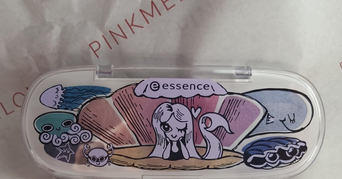& plötzlich alles Lilablau essence mermaid eyeshadow box 03 my shell