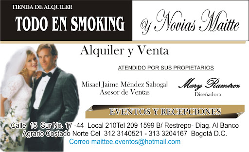 TODO EN SMOKING Y NOVIAS MAITTE