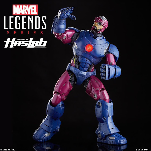 Battle Damaged Haslab Marvel Legends Sentinel alternate head accessory X-Men