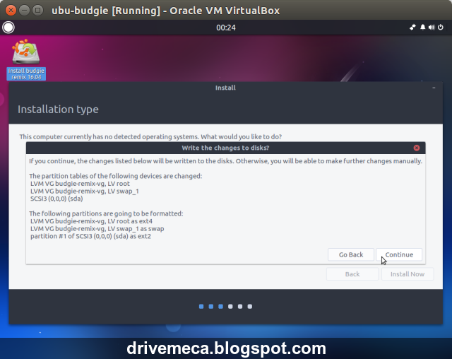 DriveMeca instalando y configurando Ubuntu Budgie 16.04 paso a paso