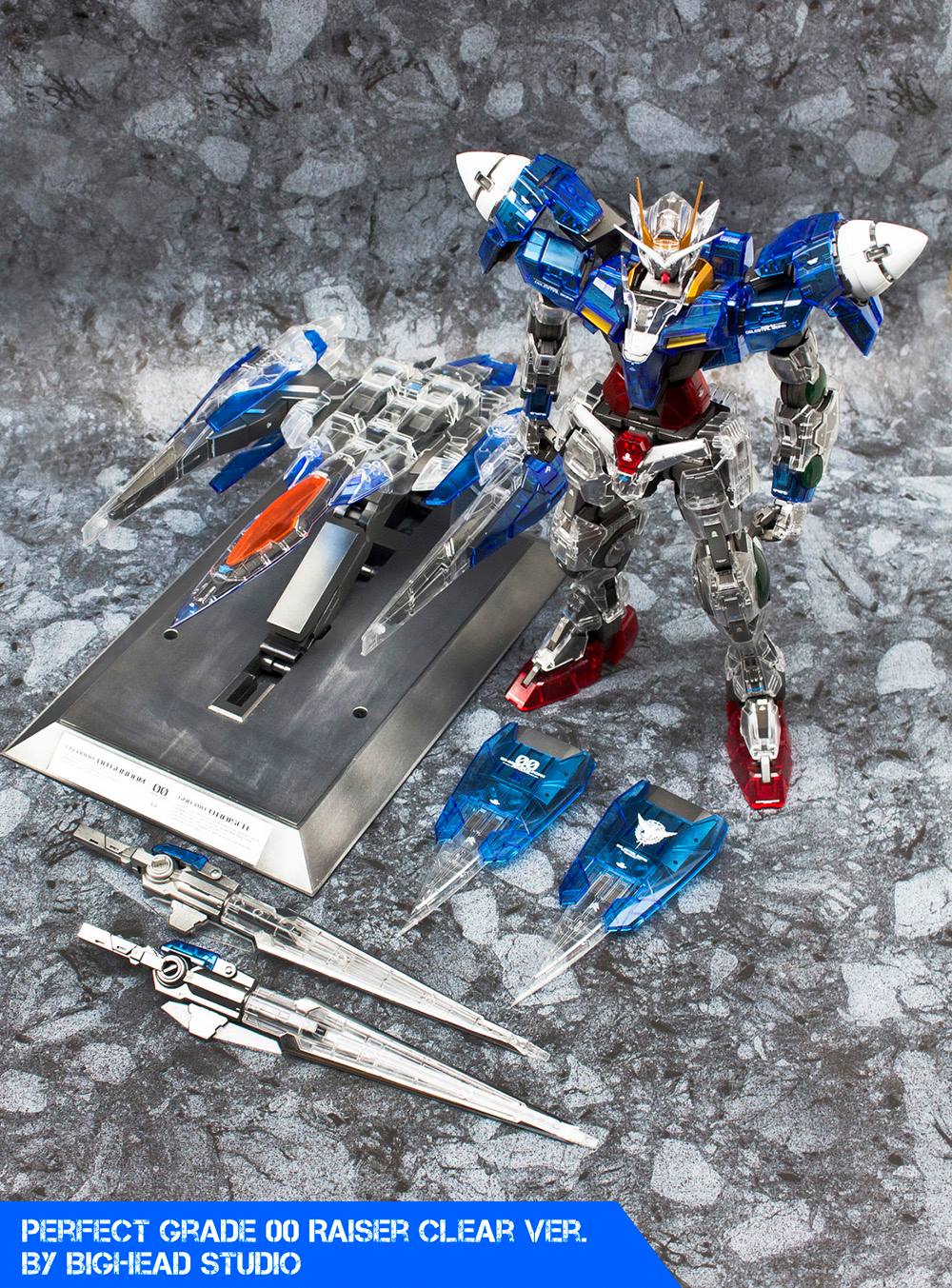 Custom Build Pg 1 60 00 Raiser Clear Parts Metallic Finish Gundam Kits Collection News And Reviews