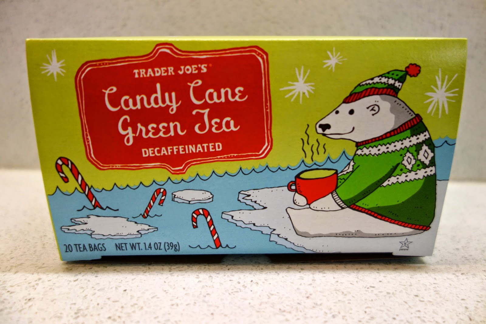 Trader Joe's Candy Cane Green Tea