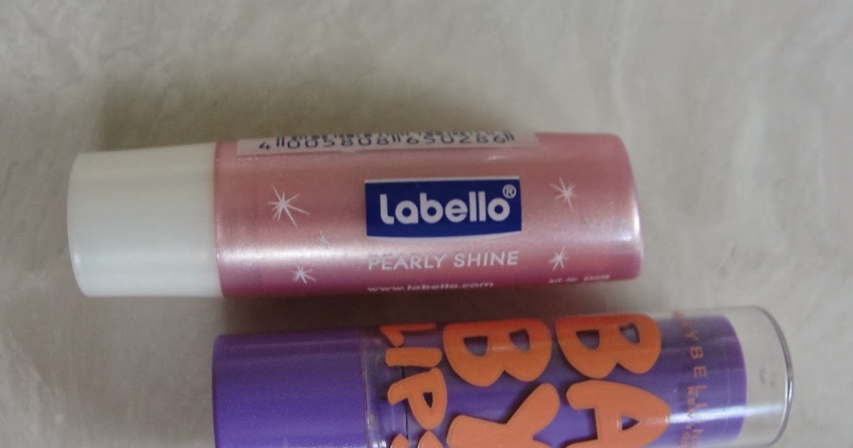 Labello Pearly Shine Vs Maybelline Baby Lips Peach