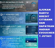Jenis kartu kredit citibank