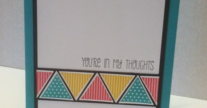 Stampin Sunshine: Another Geometric Card