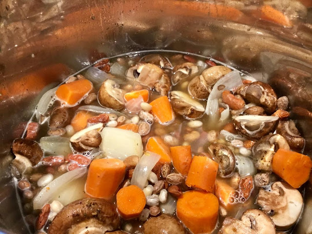 cholent in the instant pot