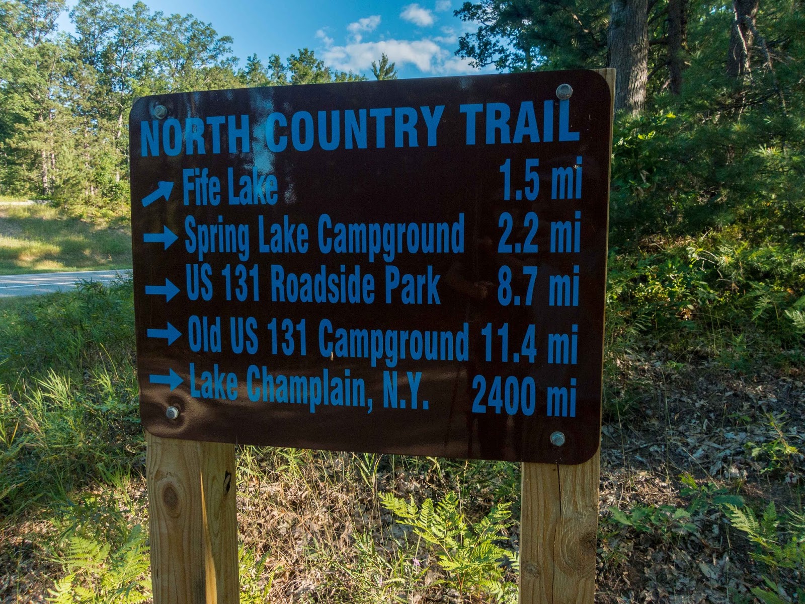 Eric's Hikes North Country Trail/Fife Lake Loop