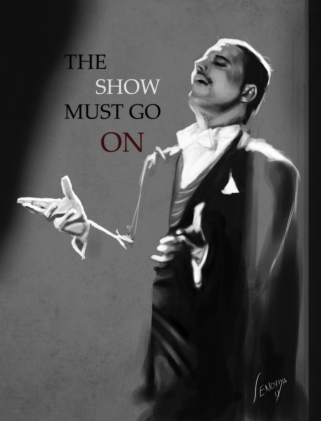 Show Must Go On Freddie Mercury Desde El Alfeizar: Septiembre - Show must go on!