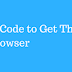 How to Get Browser Name and Version Using PHP Script