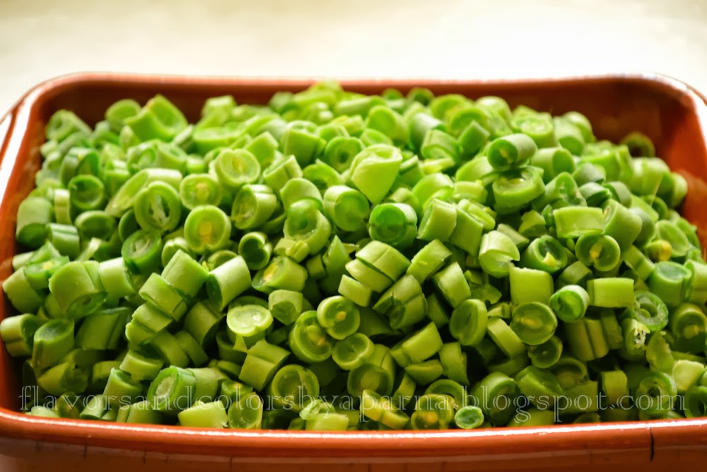 Beans Batata Upkari/Stir fry Flavors N Colors