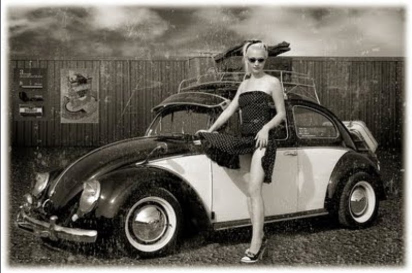 Volkswagen Maggiomodelli Vw Beetle E Sexy Girl