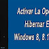 Habilitar La Opción Hibernar En Windows 8, 8.1 y 10