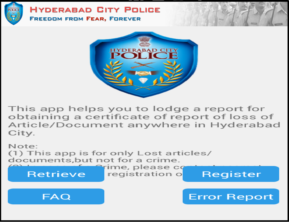 Lost Report App: How you get back Your loss of documents or certificates