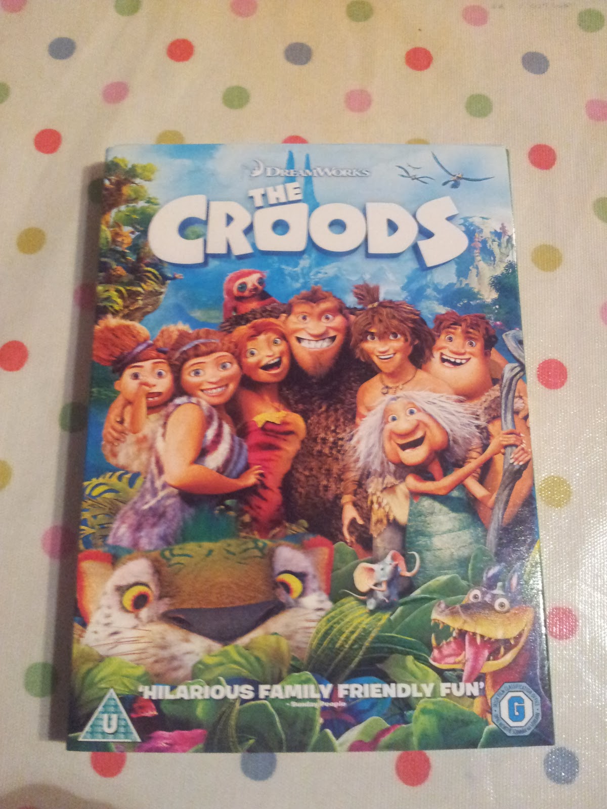 , Great Christmas Stocking Filler:  THE CROODS DVD