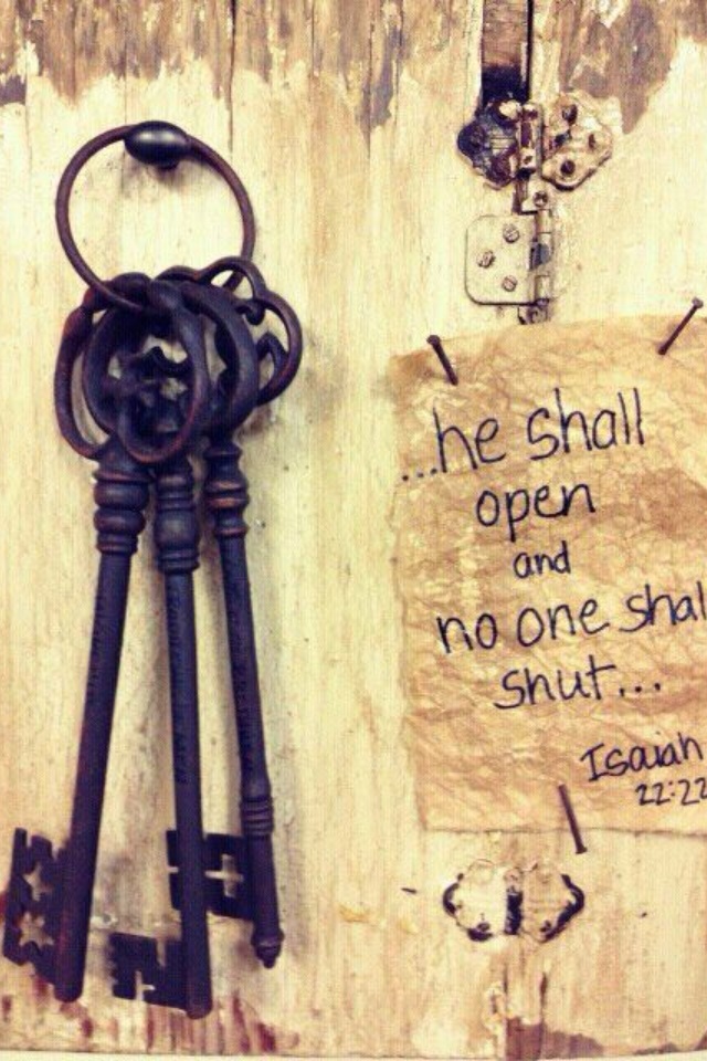 Blessed By The Lord October 1, 2017 JESUS IS THE KEY