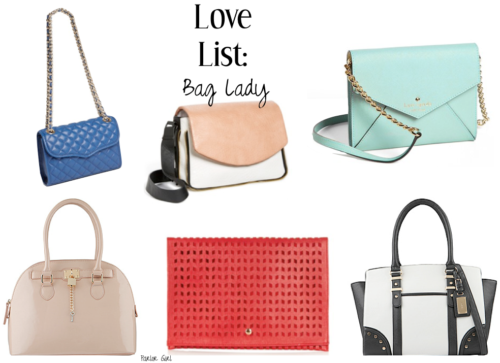 The Parlor Girl: Love List: Bag Lady