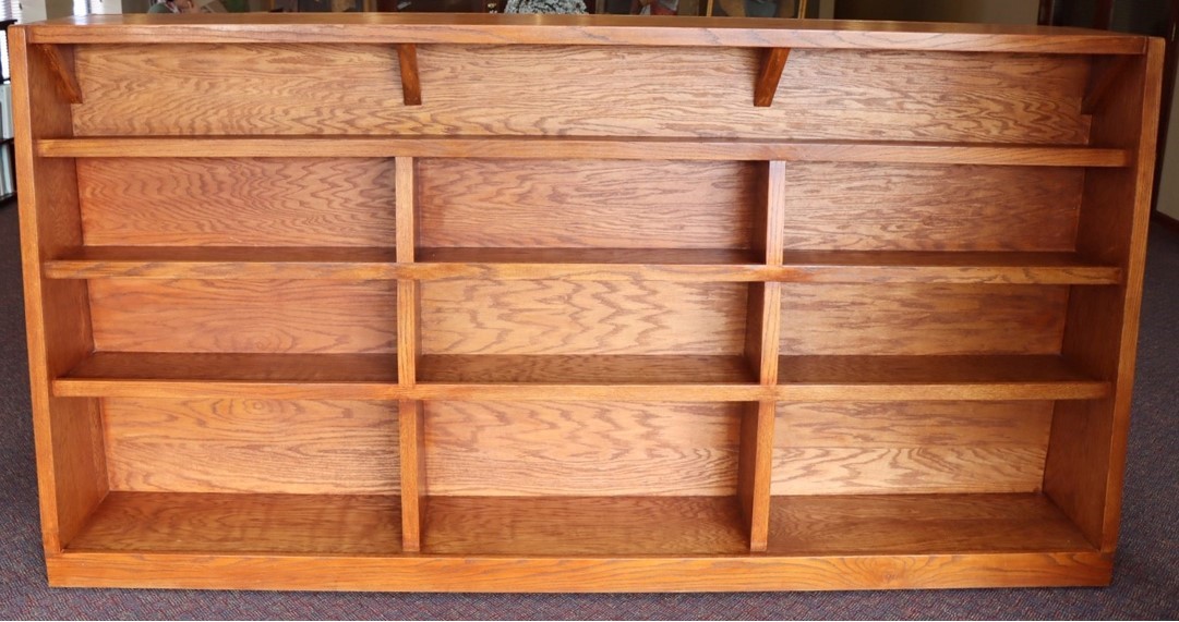 Restoration News Hand Crafted Oak Bookcase