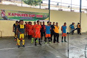 Penutupan Turnamen Futsal Kapolres Cup Dilapangan Futsal Mapolres Tebingtinggi