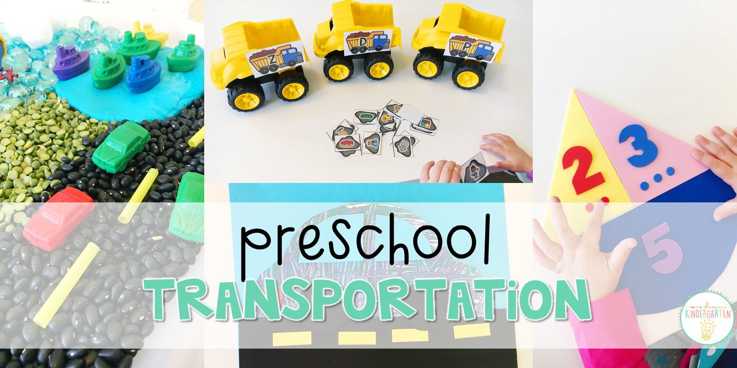 Preschool: Transportation - Mrs. Plemons' Kindergarten