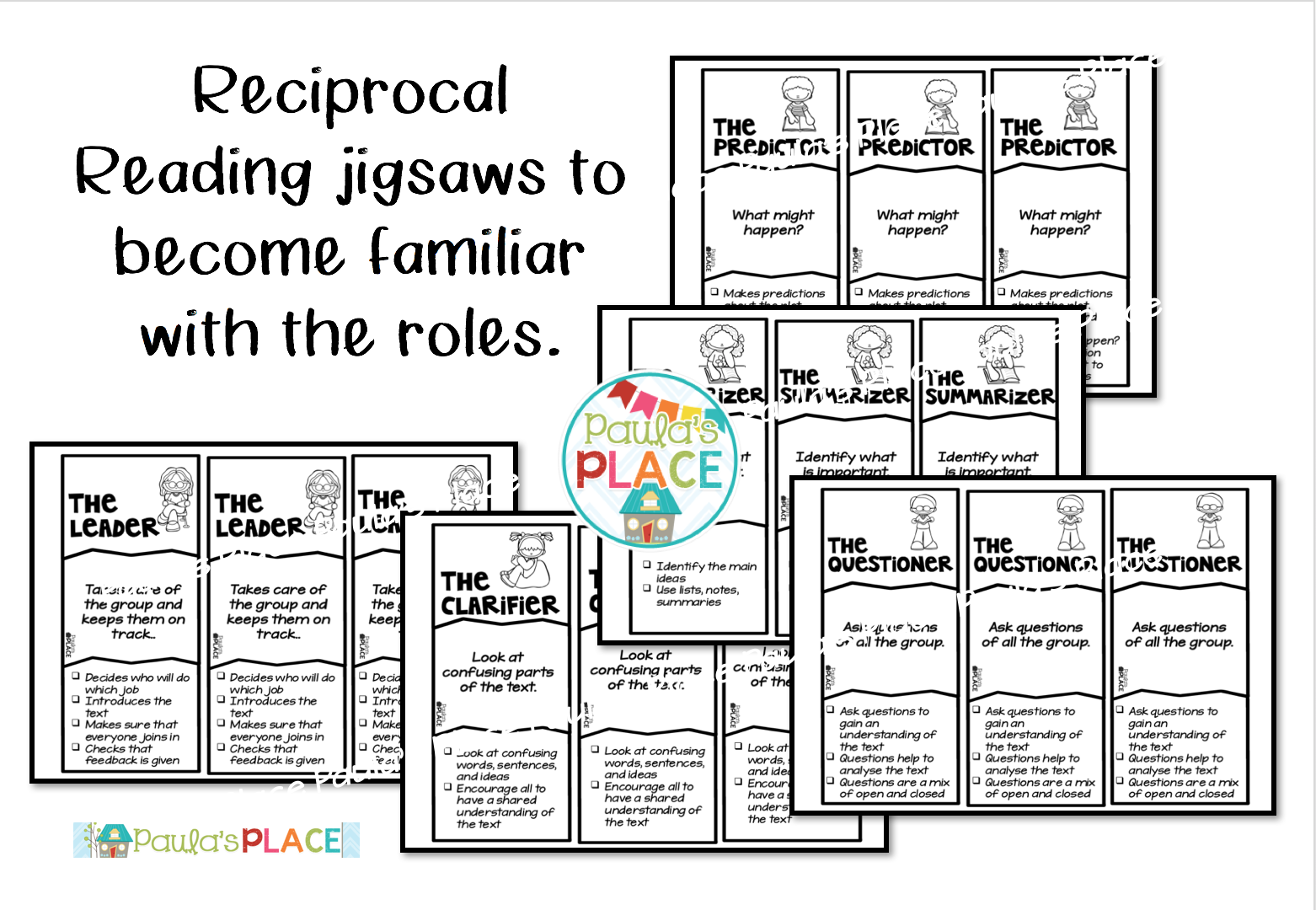 Paula's Place Teaching Resources Reciprocal Reading