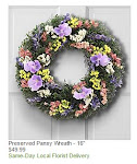 Pansy Wreath
