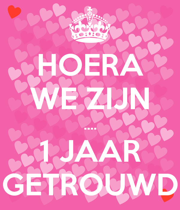 een jaar huwelijk een jaar huwelijk