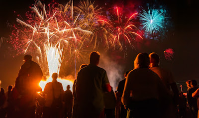 Fireworks display - Larkfleet Homes is sponsoring Bourne Fireworks