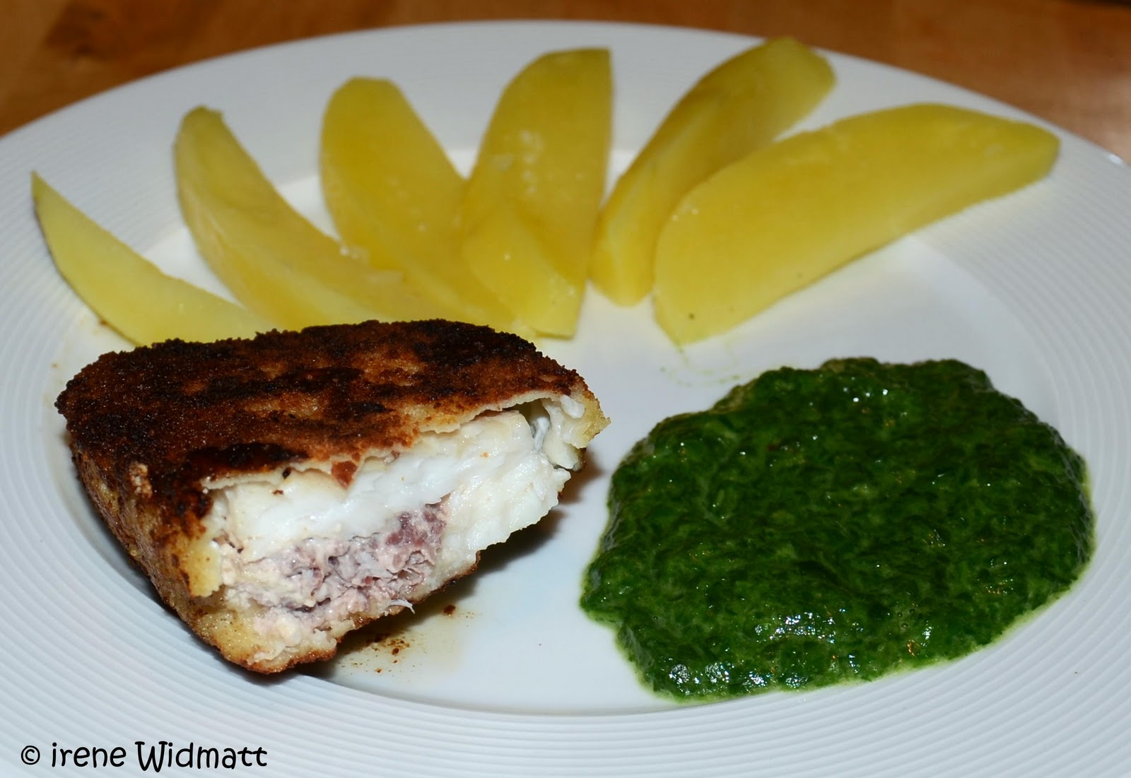 Widmatt: Fisch Cordon Bleu mit Drosch