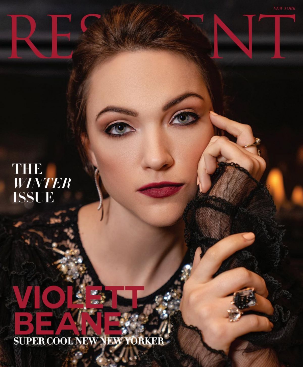 Full HD Wallpapers of Violett Beane Resident Magazine Winter Issue