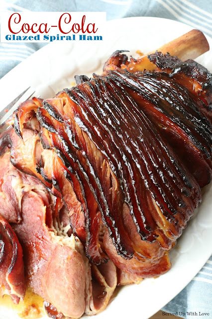 Coca Cola Glazed Spiral Ham from Served Up With Love