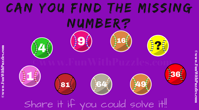 It is number balls sequence math puzzle in which one has to find the missing number in given series