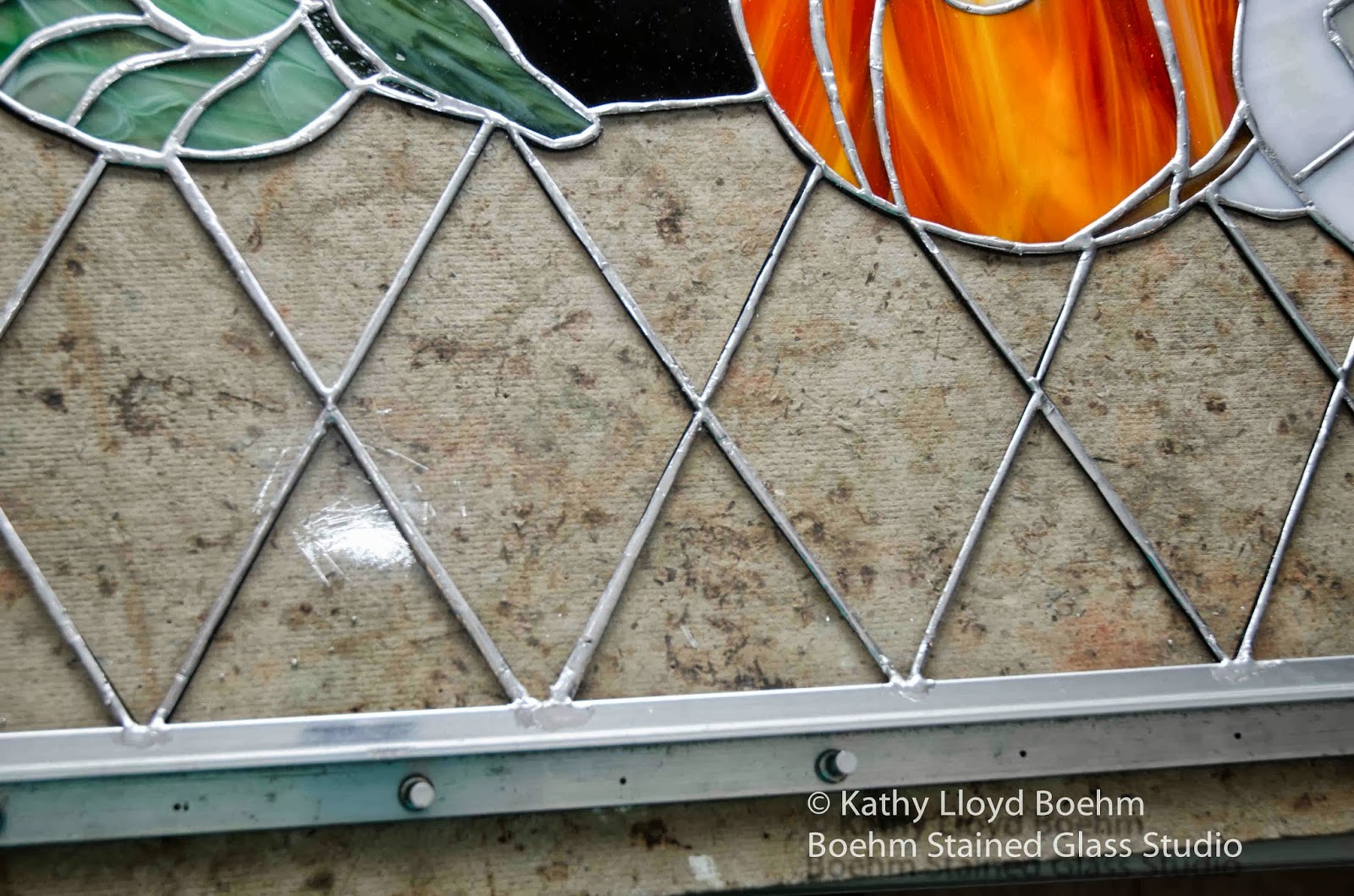 Boehm Stained Glass Blog Stained Glass Vegetable Kitchen Panel