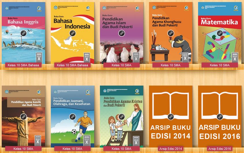 Download Kumpulan Buku Guru SMA Kelas 10 / X Kurikulum