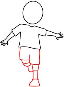 Langkah 5. Super Simpel Menggambar Pemain Sepakbola Langkah 5. Super Simpel Menggambar Pemain Sepakbola
