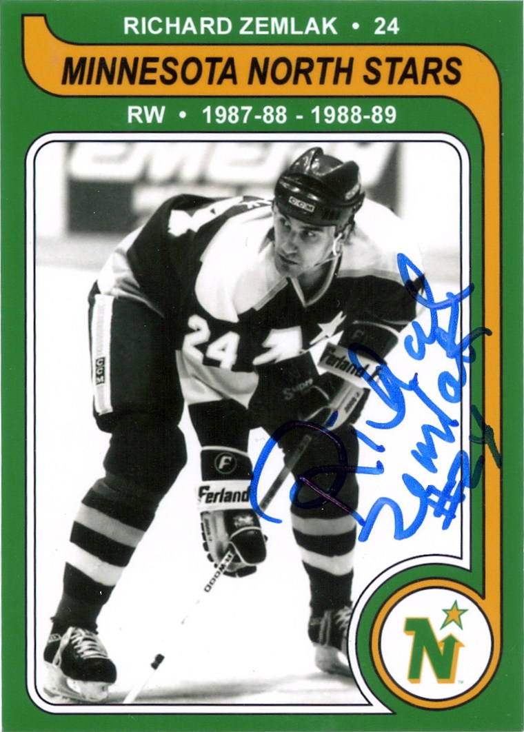 Minnesota Sports Autograph Project RICHARD ZEMLAK