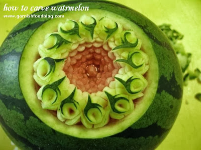 watermelon carving tutorial