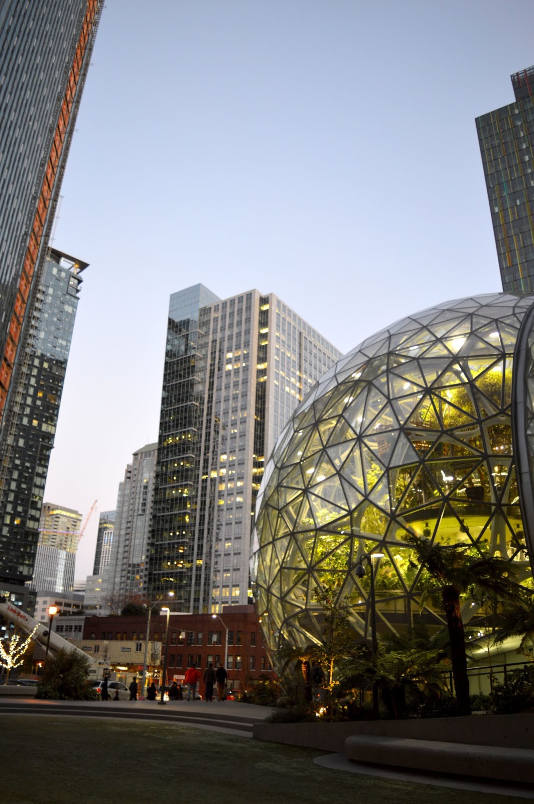 A Tour Of The Amazon Spheres in Downtown Seattle