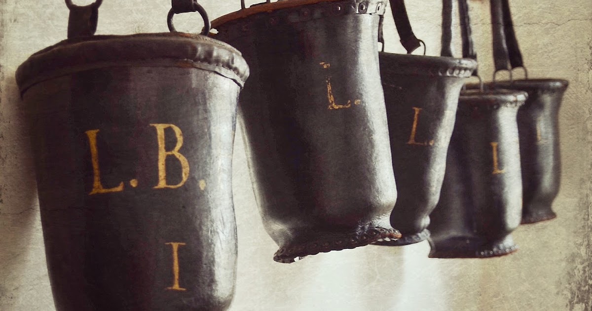 No Plan B The bucket brigade and the fire buckets