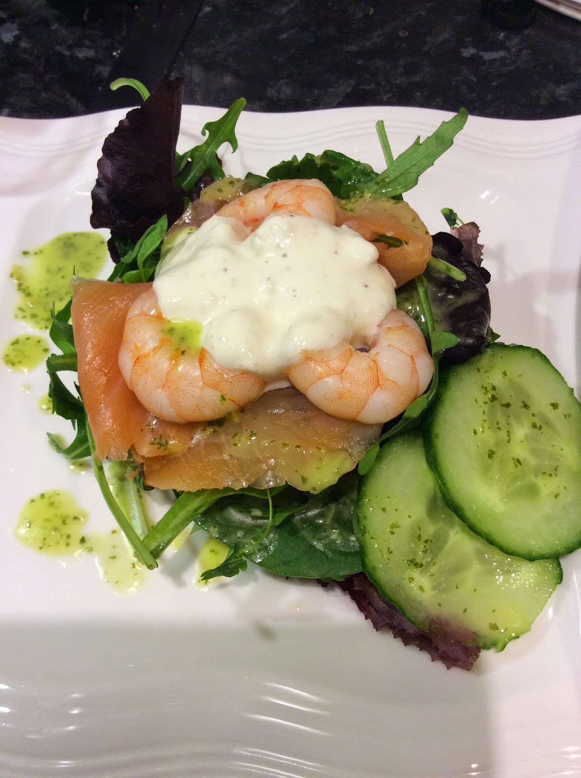 Intrufood Smoked Salmon and Prawn Starter